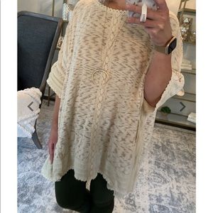 Umgee Kenzie Kaftan top Cream XL/1XL